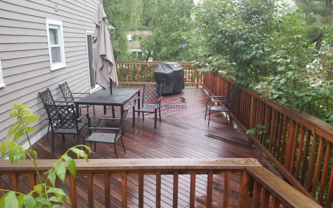 Spring Time Deck Staining