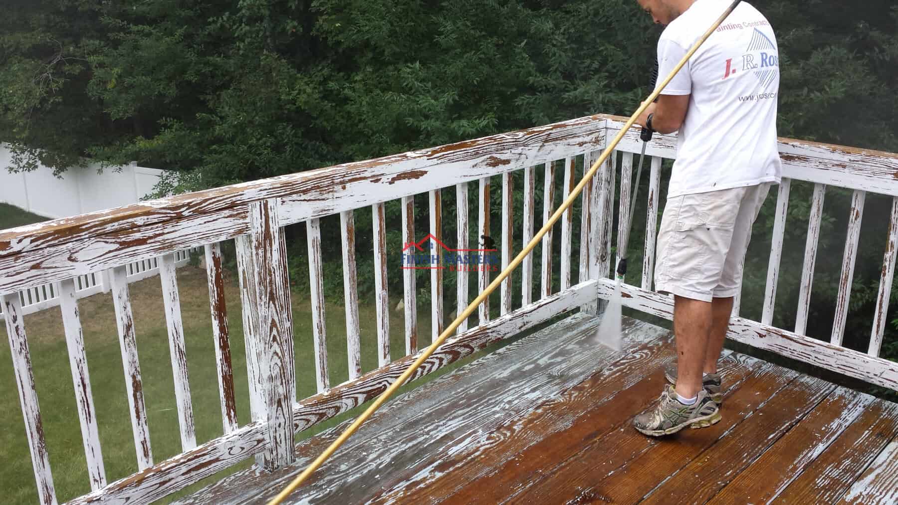 Burlington Deck Staining in MA